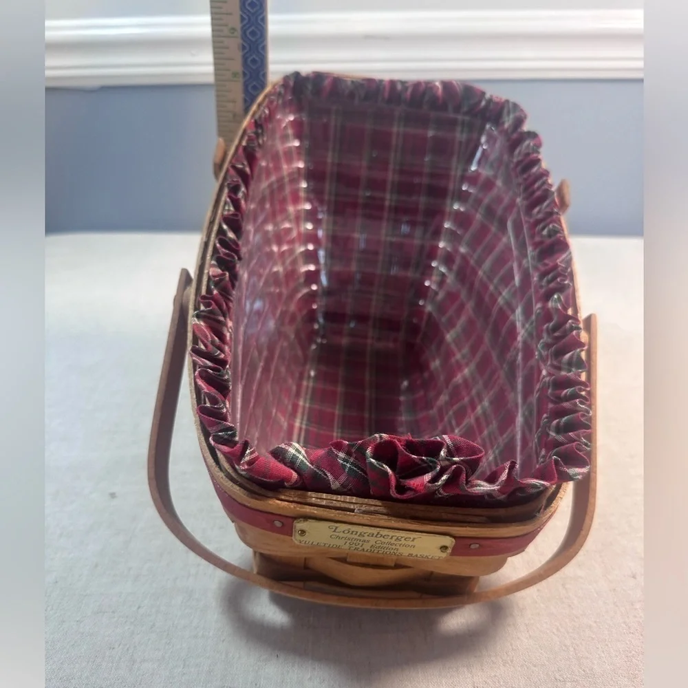 Longaberger 1991 Yuletide Traditions Sleigh Basket